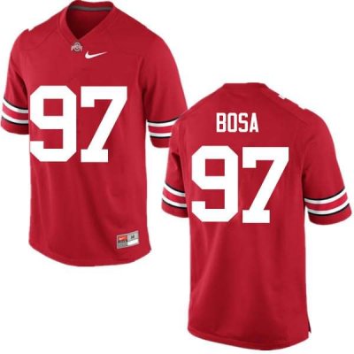 Men's Ohio State Buckeyes #97 Nick Bosa Red Nike NCAA College Football Jersey New Arrival IOE5744GN